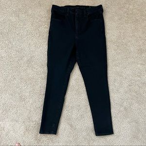 American Eagle Size 12 Black Super High Rise Dream Jean